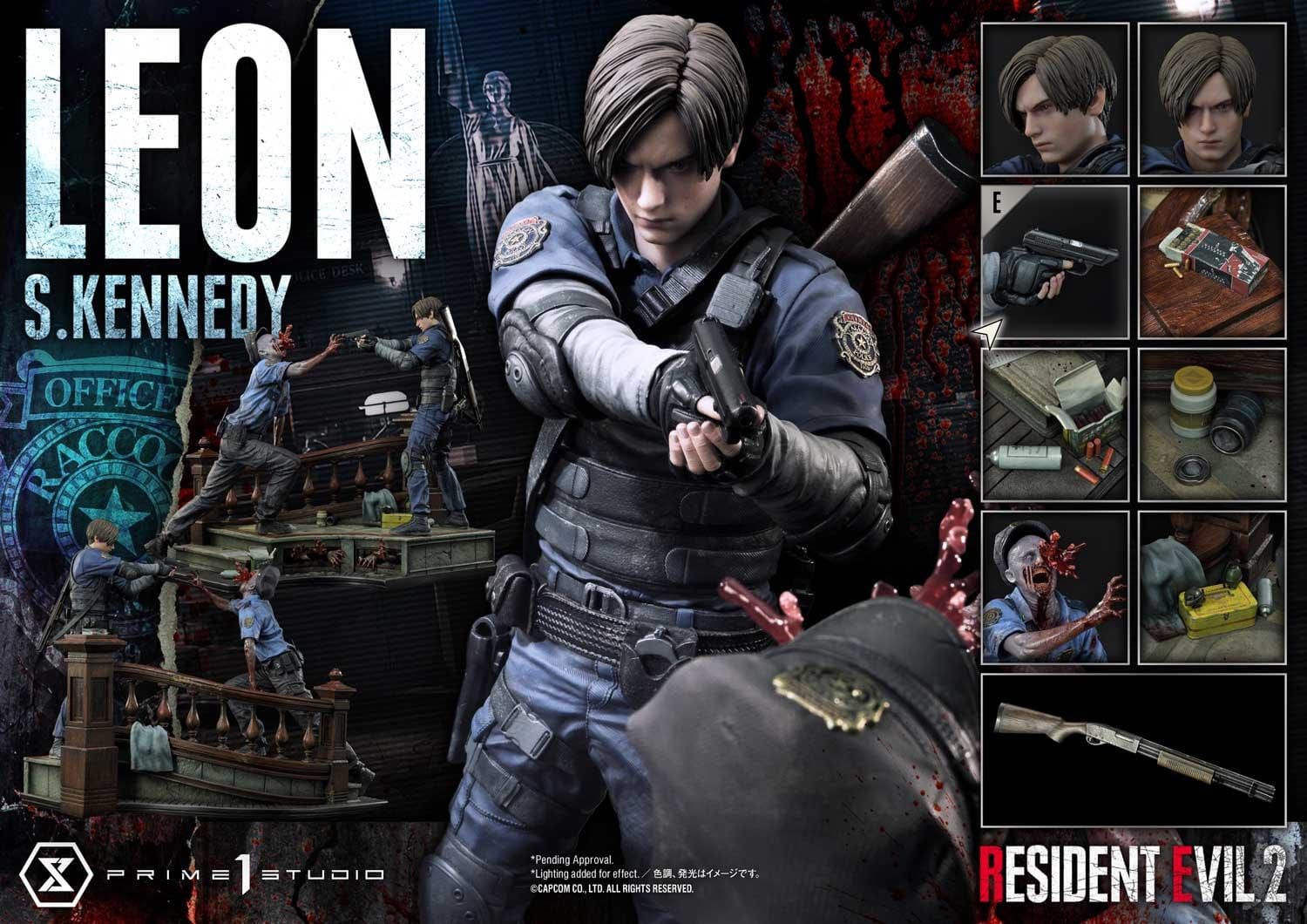 Prime 1 Studio Resident Evil Leon S. Kennedy Statue
