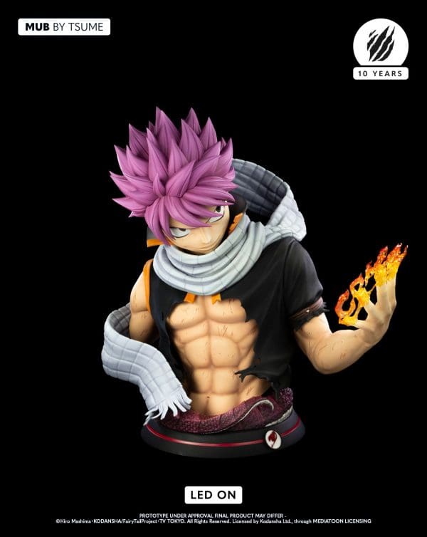 Fairy Tail Natsu Dragneel Life-Size Bust – Comic Concepts