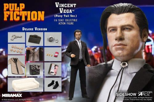 vincent vega pony tail version deluxe pulp fiction gallery e a cccdd