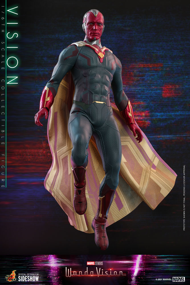 vision sixth scale figure by hot toys marvel gallery e d ce