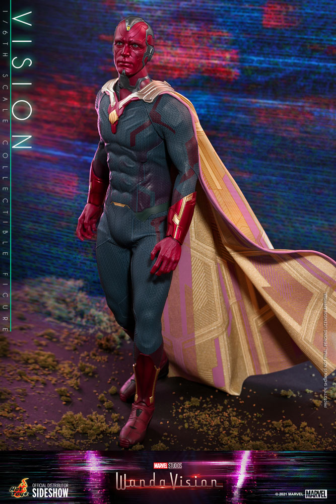 vision sixth scale figure by hot toys marvel gallery e d ad