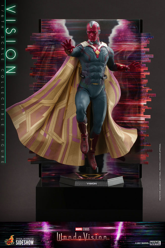 vision sixth scale figure by hot toys marvel gallery e d d