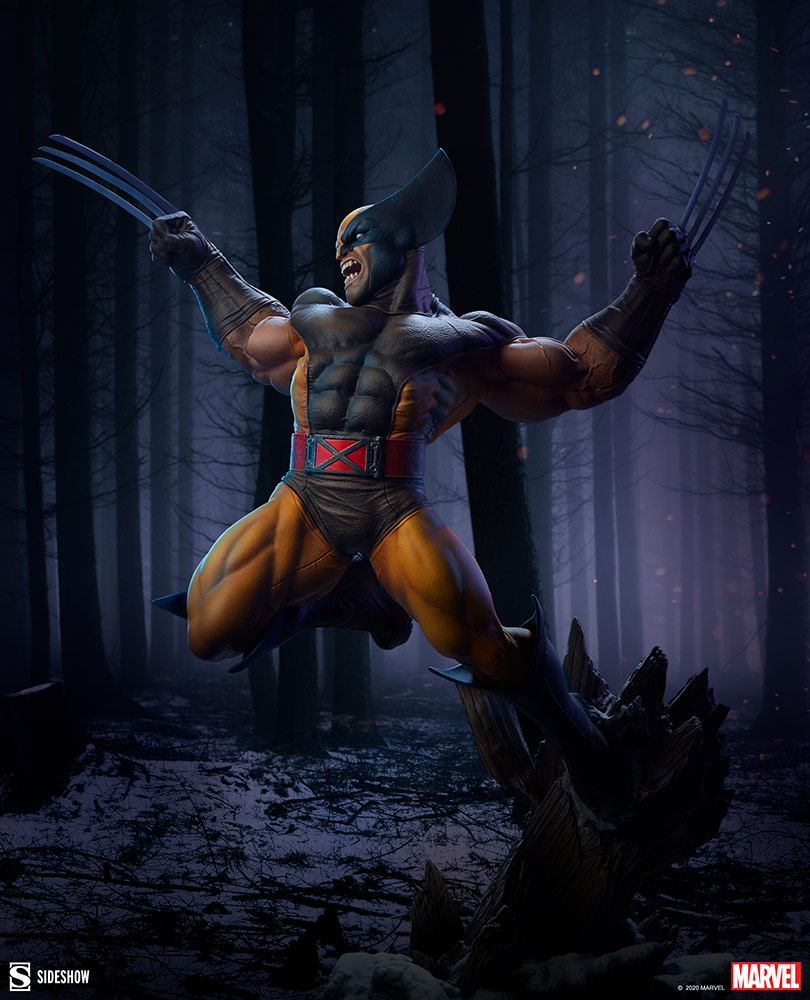 wolverine premium format figure marvel gallery ff c f a
