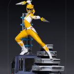 yellow ranger scale statue mighty morphin power rangers gallery f af d c