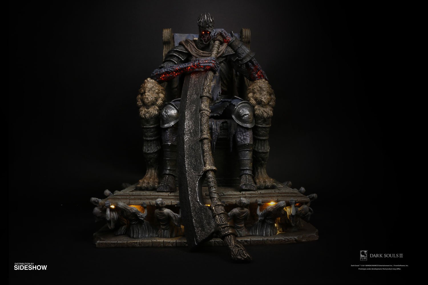 yhorm on throne dark souls gallery dfd c e b