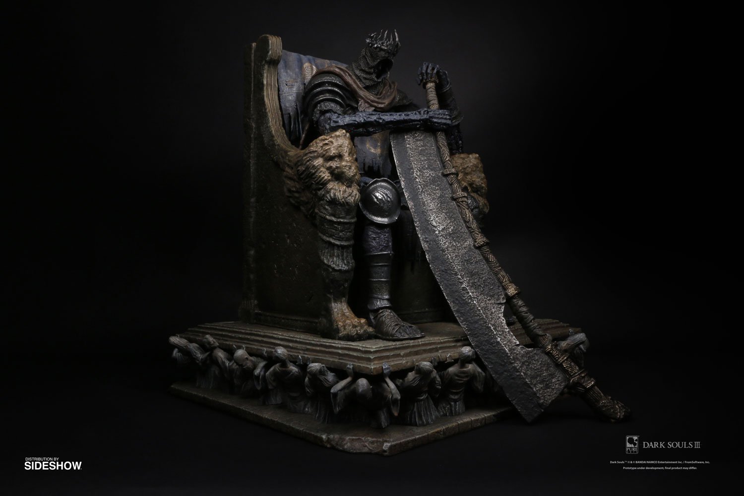 yhorm on throne dark souls gallery dfd ca b