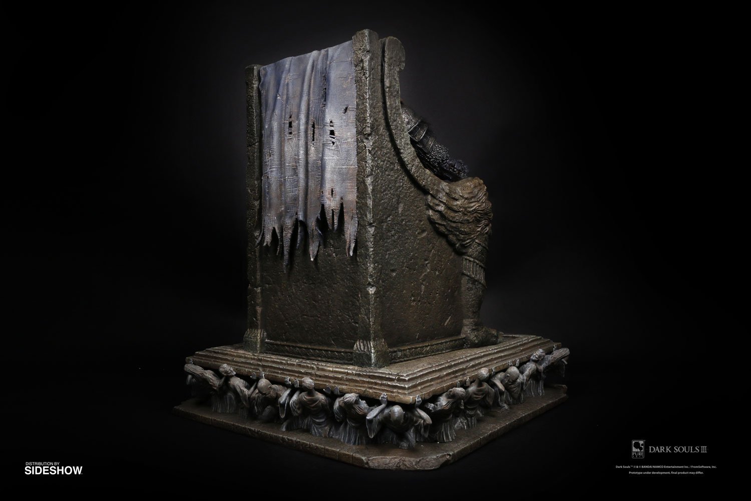 yhorm on throne dark souls gallery dfd cb