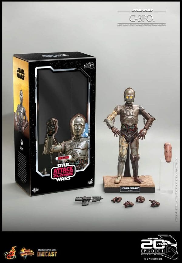 Star Wars Episode 2 C-3PO Sixth Scale Limited Figure - Comic Concepts