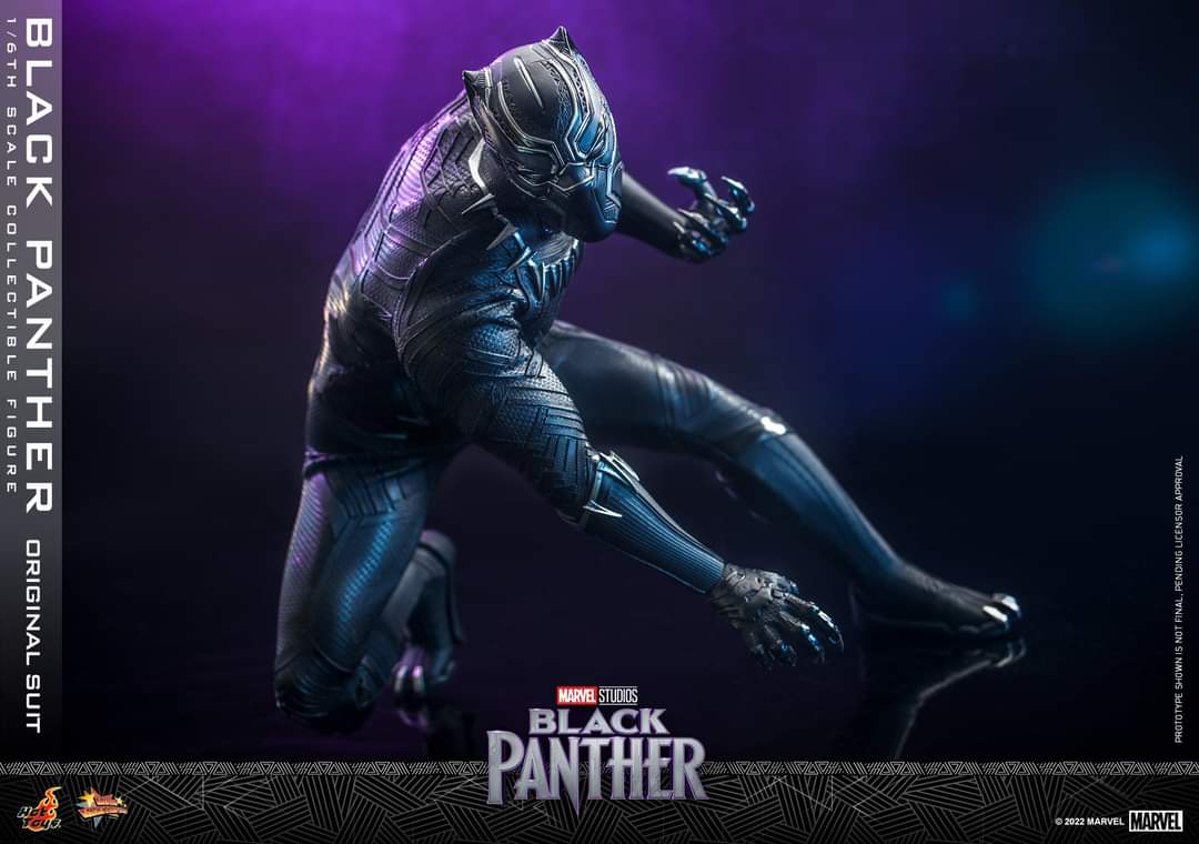 Hot Toys Black Panther Sixth Scale Figure Original Suit