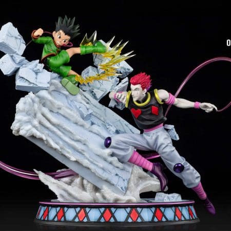 Oniri Creations Hunter X Hunter Gon vs Hisoka Statue -Battle At Heavens Arena