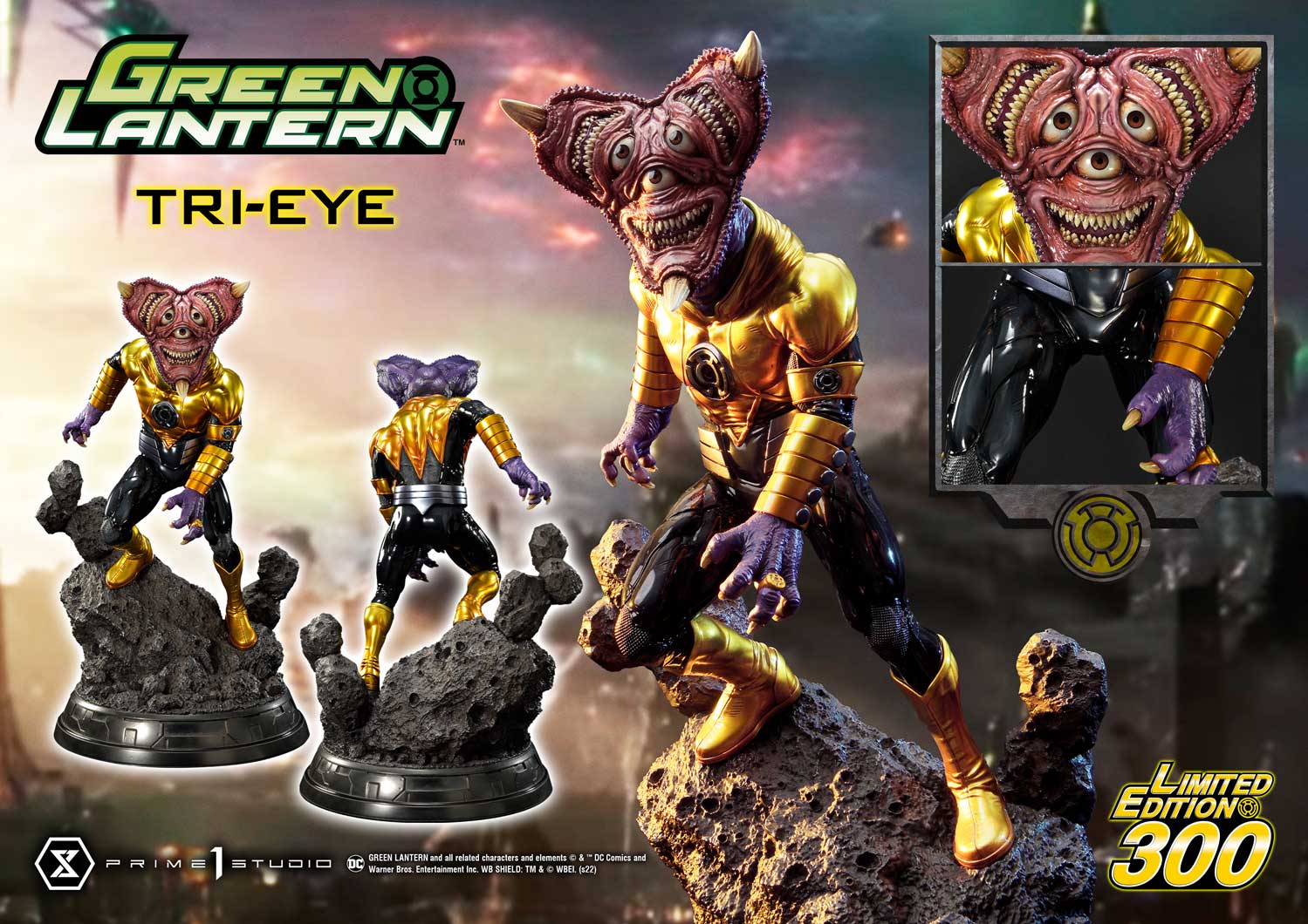 MMDC-61_a01_press Prime 1 Studio Green Lantern Tri-Eye Statue