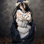 From the hit anime series Overlord comes Albedo as a 35-inch life-size bust! Taking advantage of the large size, the bust pays close attention to the shaping of her delicate hair flow, the rich style and the texture of smooth skin and costumes, fine ornaments, and jet black wings that wrap around Albedo. Product Features 35.43 inches (90cm) 1/1 Scale Made of PVC Based on the Overlord anime Part of the F:Nex series Box Contents Albedo bust