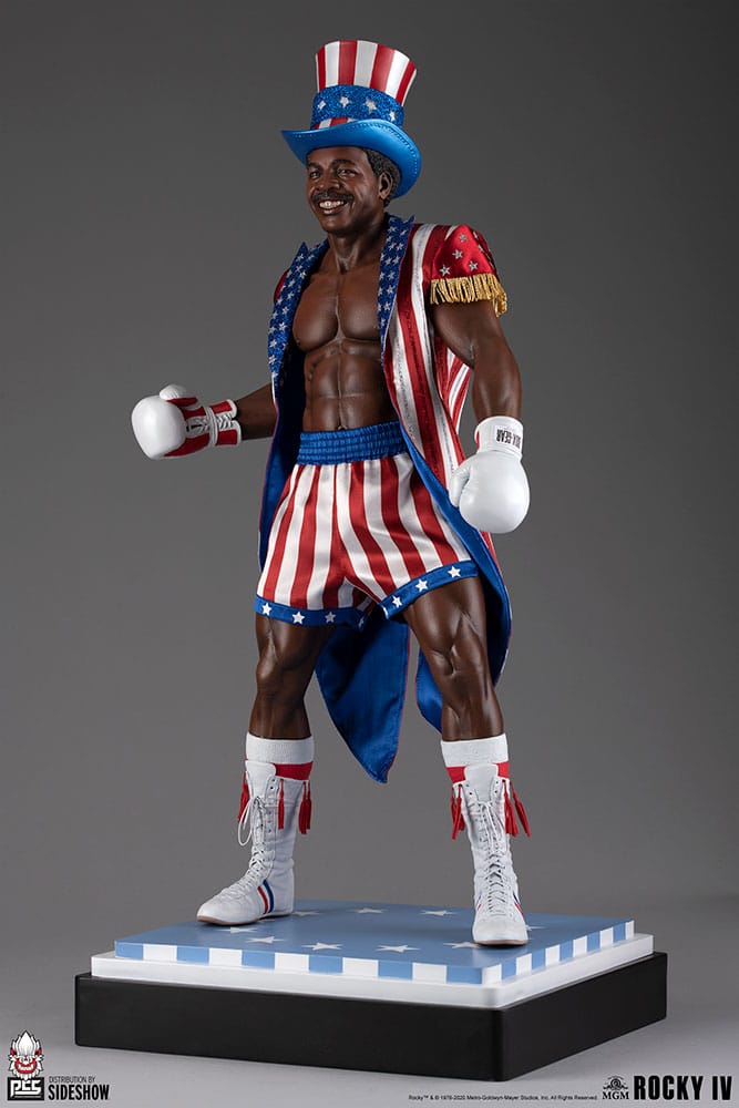 apollo creed scale statue rocky edition rocky gallery e b