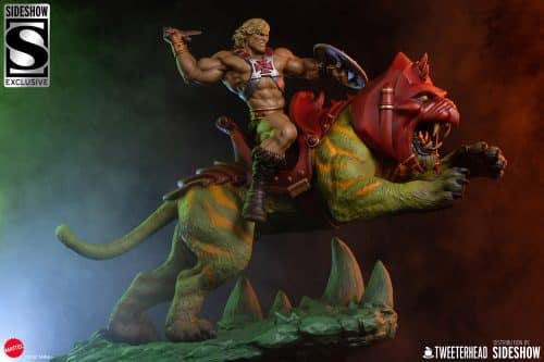 Masters of the Universe He-Man and Battle Cat Statue by Tweeterhead