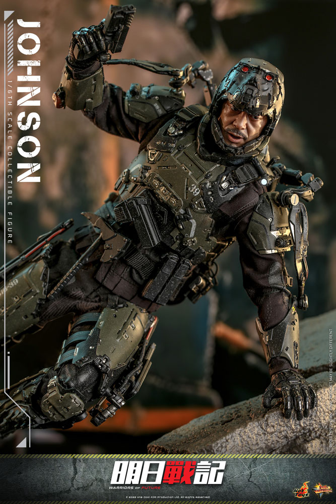 Hot Toys Warriors Of The Future Johnson Sixth Scale Figure