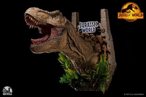 Jurassic World Dominion Tyrannosaurus Rex Wall-Mounted Bust