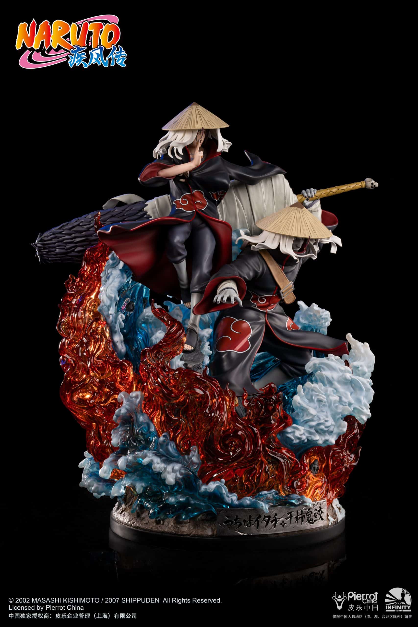 1 (8) Infinity Studio Naruto Kisame and Itachi Statue