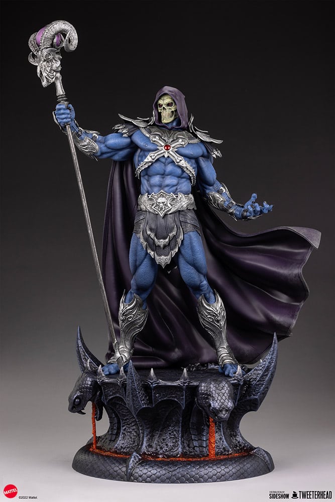 skeletor legends maquette tweeterhead masters of the universe gallery d b