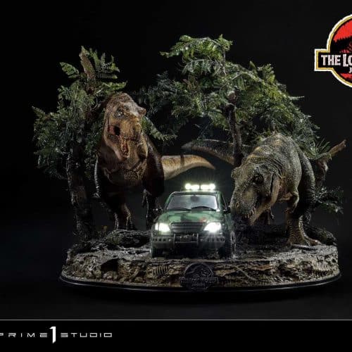 Prime 1 Studio The Lost World Jurassic Park T-Rex Cliff Attack Statue