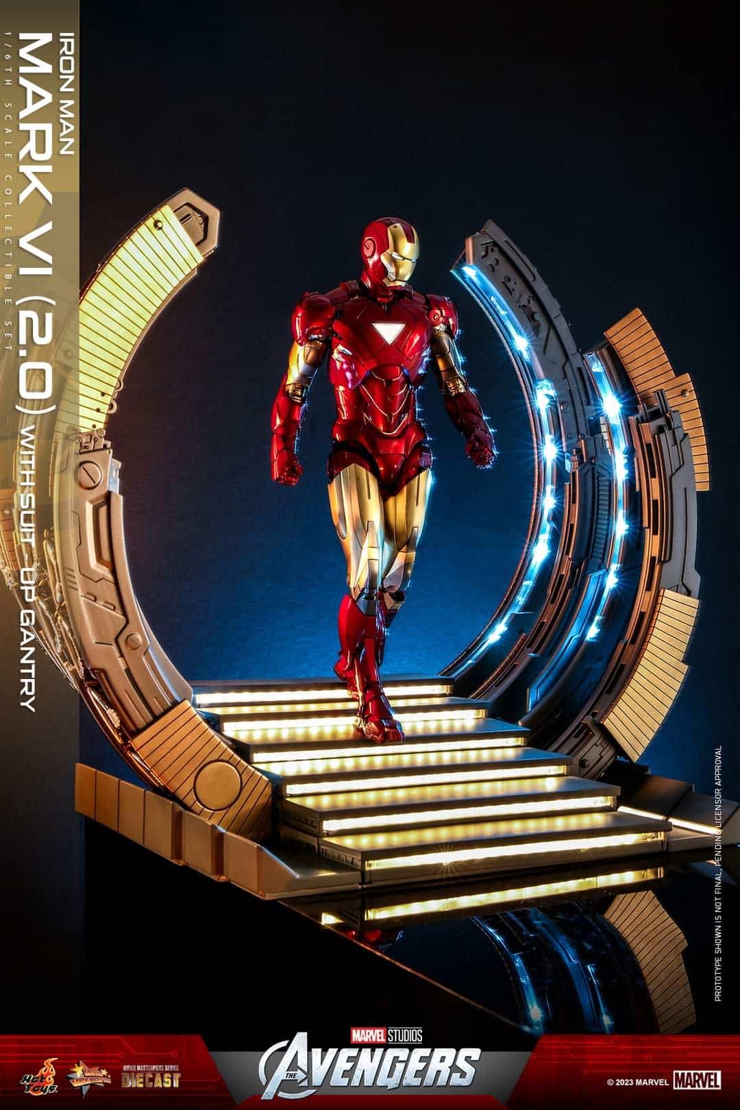 Iron Man Mark VI (2.0) And Suit-Up Gantry Figure Set