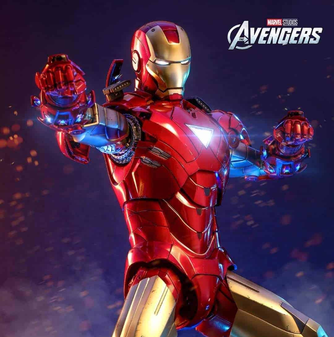 Marvel Hot Toys Iron Man Mark VI Figure (2.0) Collectible