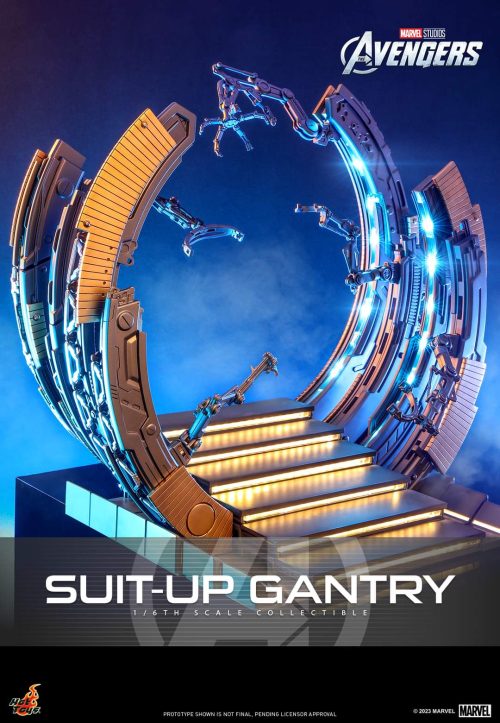 Hot Toys Suit-Up Gantry Collectible Sixth Scale Figure Diorama