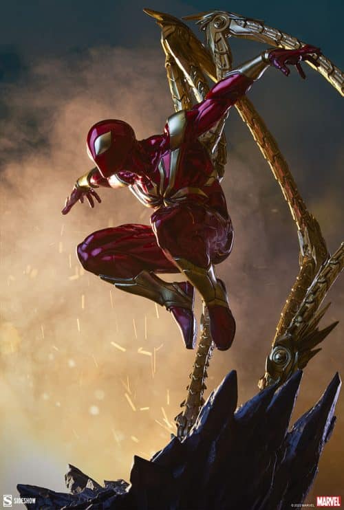 iron spider man premium format figure marvel gallery d a f