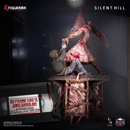 Figurama Collectors Silent Hill Red Pyramid Thing VS James Sunderland Statue