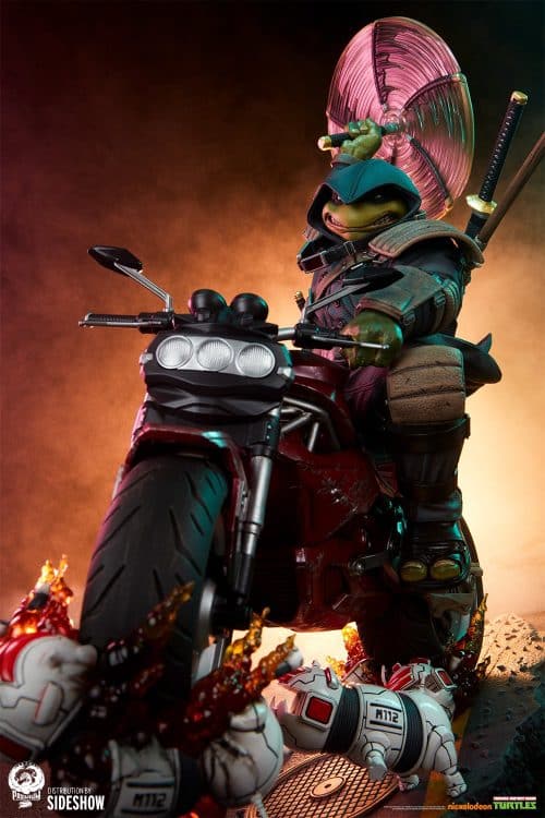 Teenage Mutant Ninja Turtles PCS The Last Ronin On Bike Statue Limited Edition