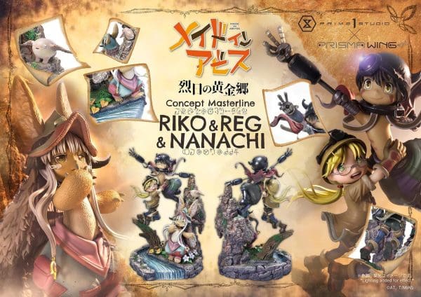 Prime 1 Studio Made In Abyss Riko, Reg, And Nanachi Statue - Comic