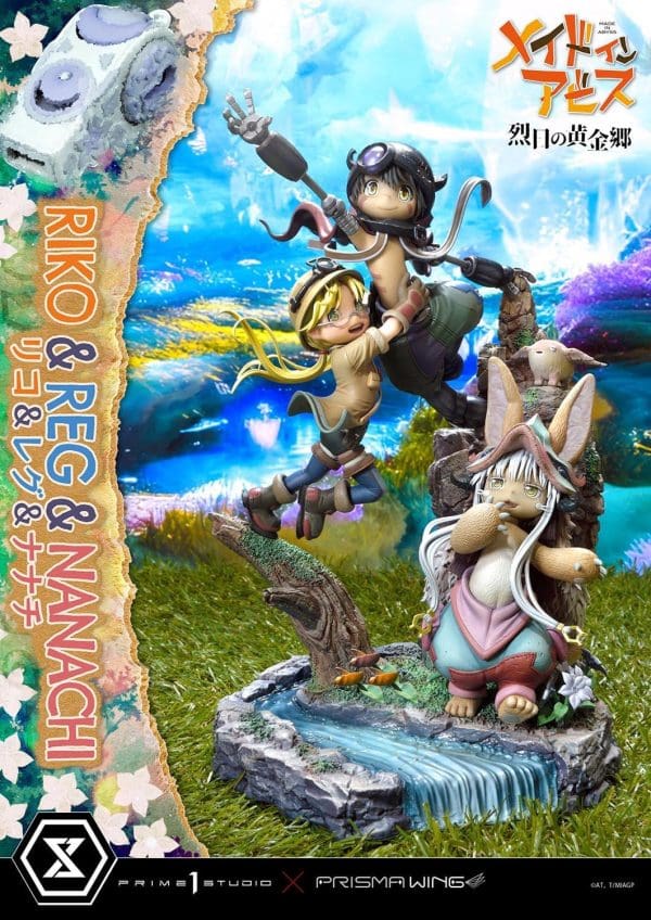 Prime 1 Studio Made In Abyss Riko, Reg, And Nanachi Statue - Comic