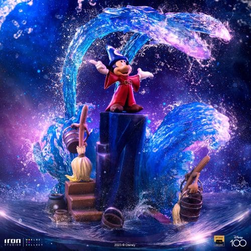 Iron Studios Mickey Deluxe Statue Disney Fantasia