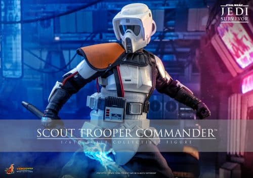 Hot Toys Scout Trooper Commander Figure Star Wars Sixth Scale Limited Collectible