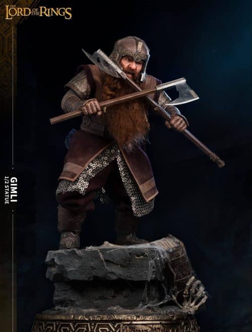 Infinity Studio Gimli The Grey Statue The Lord Of The Rings Master Forge Series Limited Collectible 1/2 Scale