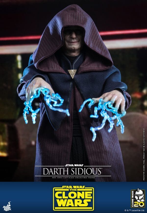 Hot Toys Darth Sidious Figure Star Wars Sixth Scale Limited