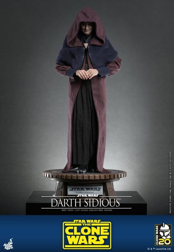 Hot Toys Darth Sidious Figure Star Wars Sixth Scale Limited