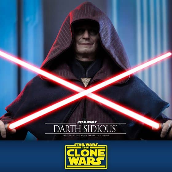 Hot Toys Darth Sidious Figure Star Wars Sixth Scale Limited Collectible