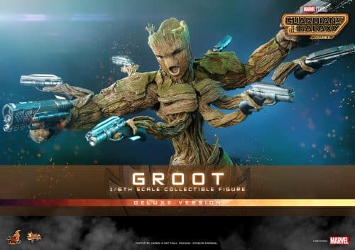 Hot Toys Groot Figure Guardians Of The Galaxy Vol. 3 Sixth Scale Limited Marvel Collectible