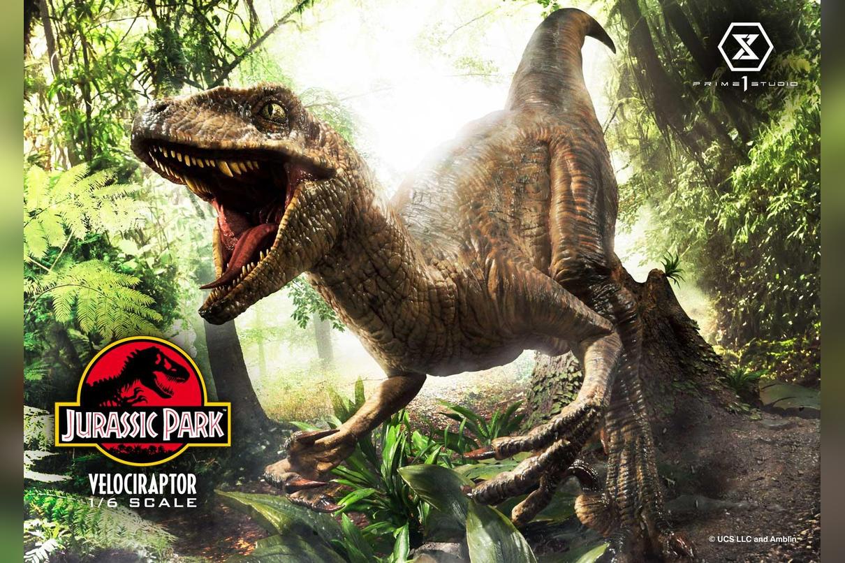 Prime 1 Studio Velociraptor Attack Edition Statue Jurassic Park Limited Collectible