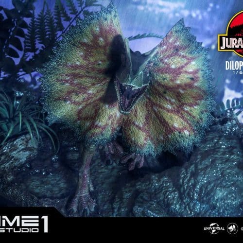 Prime 1 Studio Dilophosaurus Statue Jurassic Park Limited Collectible