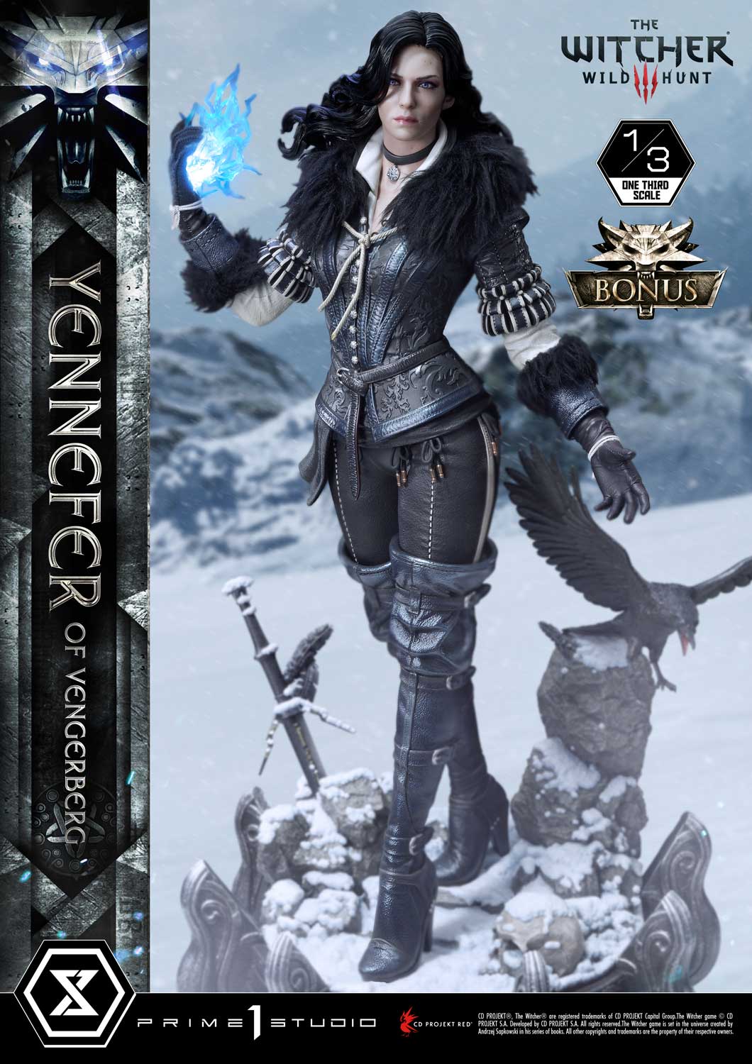 Statuette Yennefer – The Witcher 3 – CD Projekt Red – 42 Cm – Résine – Occasion