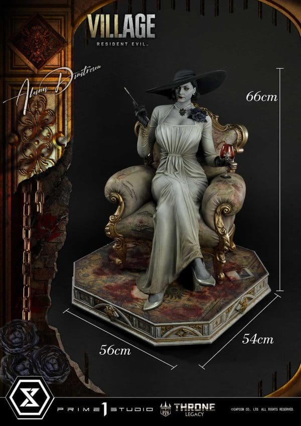 レディエメラルダス アルファスタチュー Prime 1 Studio Alcina Dimitrescu Statue 1/4 Scale Resident Evil