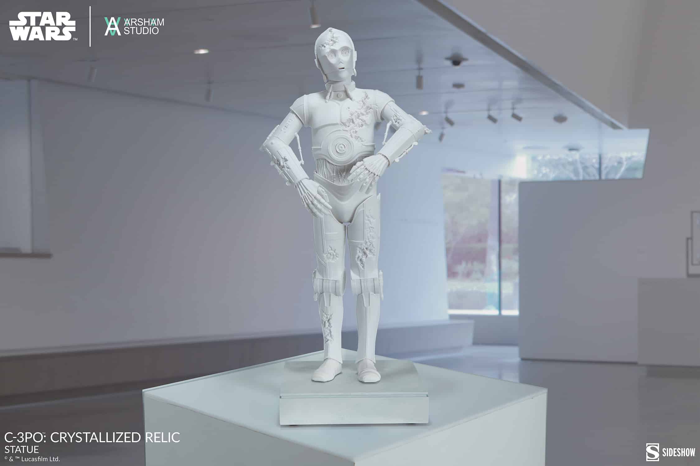 Arsham Studio C-3PO Crystallized Relic by Sideshow Collectibles