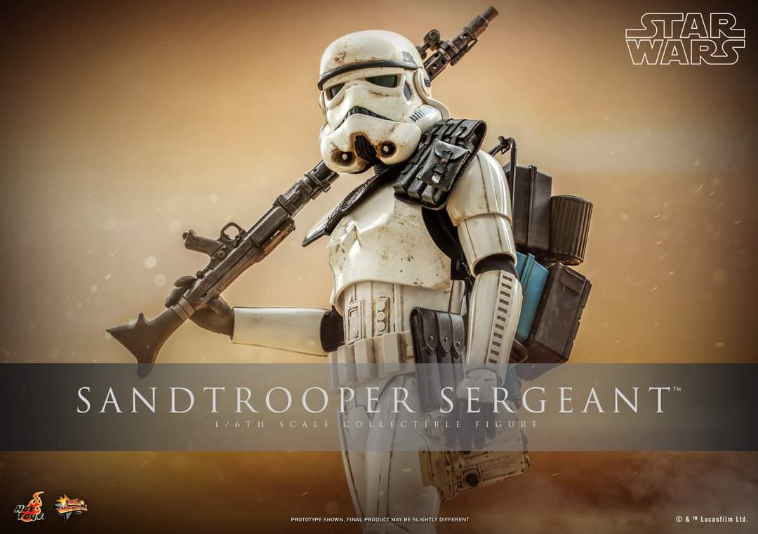 Hot Toys Sandtrooper Sergeant Figure Sixth Scale Star War Limited Collectible