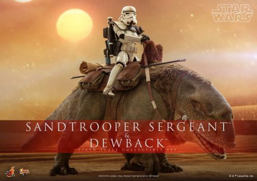 Hot Toys Sandtrooper Sergeant and Dewback Figure Set Sixth Scale Star Wars Limited Collectible