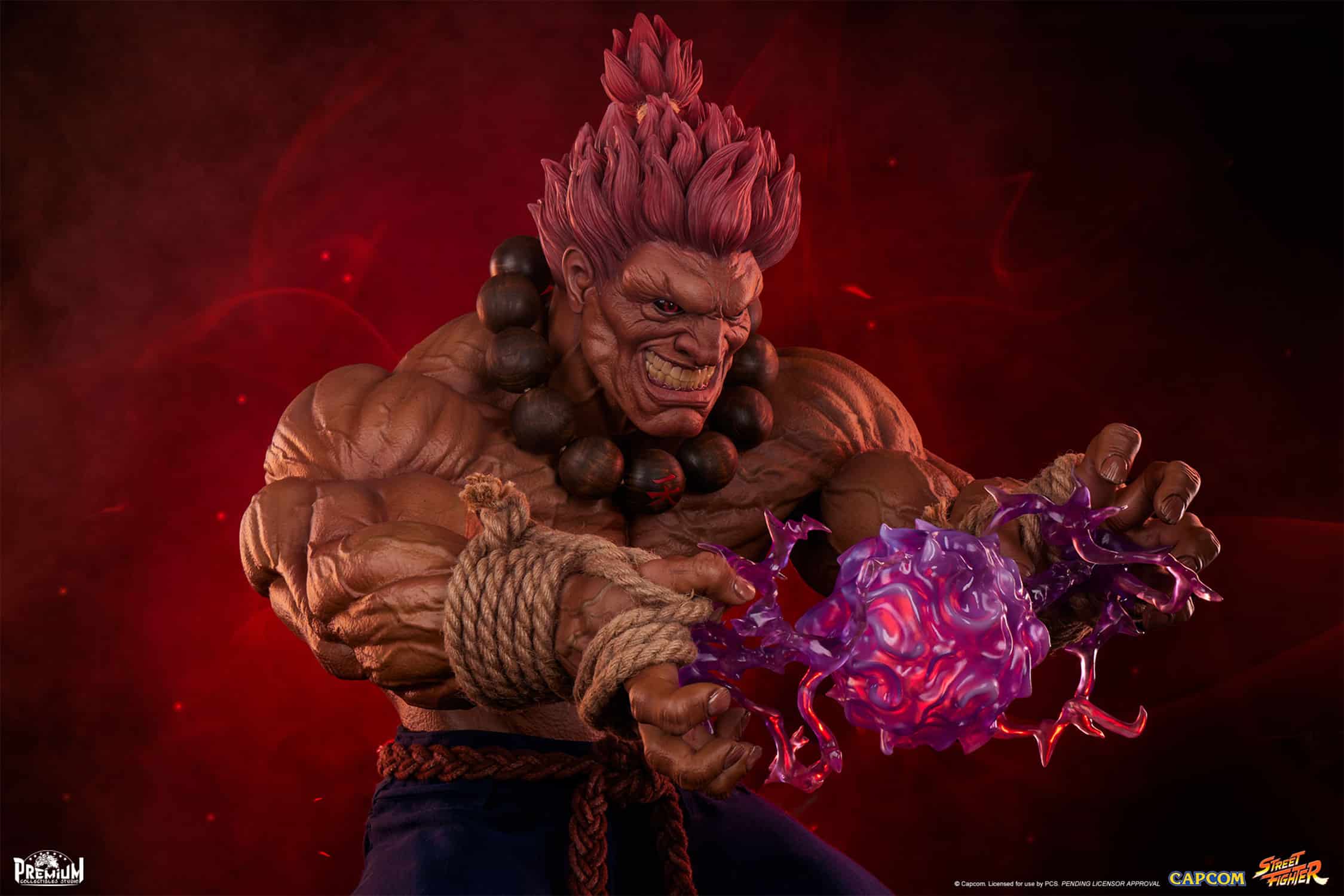 1/6 Scale Licensed Movable Akuma - Street Fighter Resin Statue