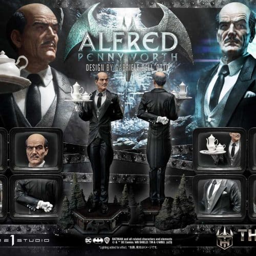 Prime 1 Studio Alfred Pennyworth Statue 1/4 Scale Limited Collectible