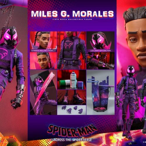 miles g morales sixth scale figure by hot toys marvel gallery 650de190b37ca