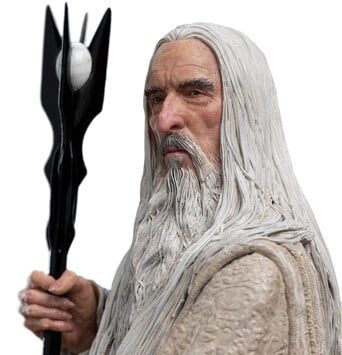 WETA Saruman the White Classic Series Polystone Statue The Lord Of The Rings Limited Collectible