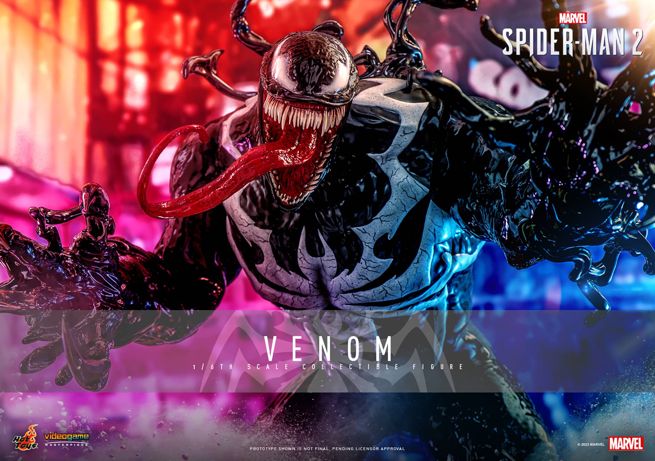 Hot Toys Venom Sixth Scale Figure Marvel's Spider-Man 2 Limited Collectible